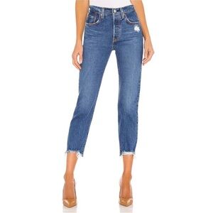 ✨SOLD✨ Levi's Premium 501 Jeans Ankle Crop Straight Leg 24